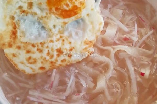萝卜丝手擀面的做法图解6