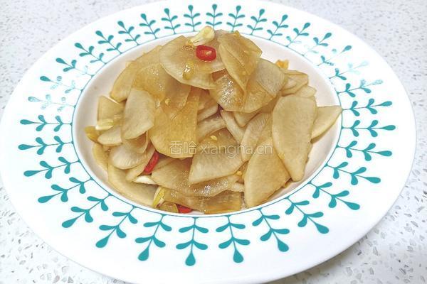 酸辣萝卜片的做法图解7