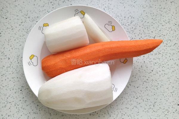 炸萝卜丸子的做法图解2