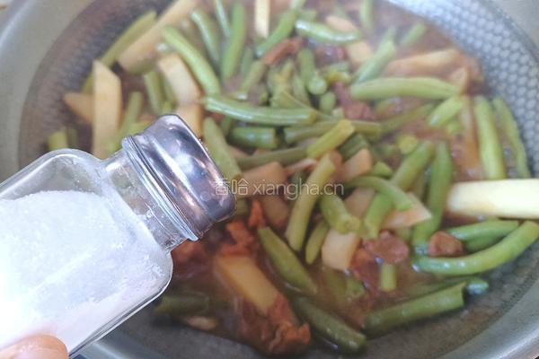 土豆炖豆角焖面的做法图解11