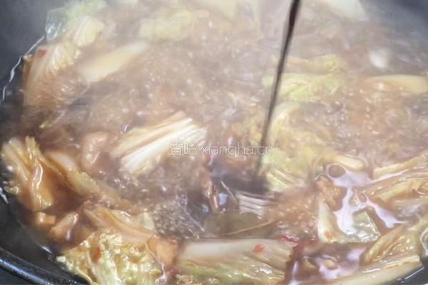 白菜炖粉条的做法图解13