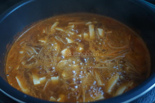 韩式辣味豆腐羹的做法图解8