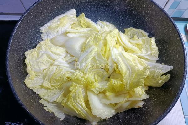 白菜炖豆腐的做法图解6