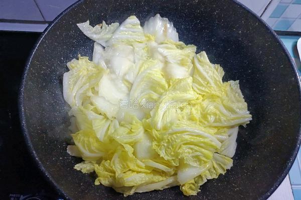 白菜炖豆腐的做法图解7
