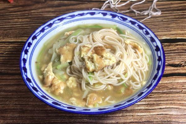 萝卜鸡蛋汤面的做法图解9