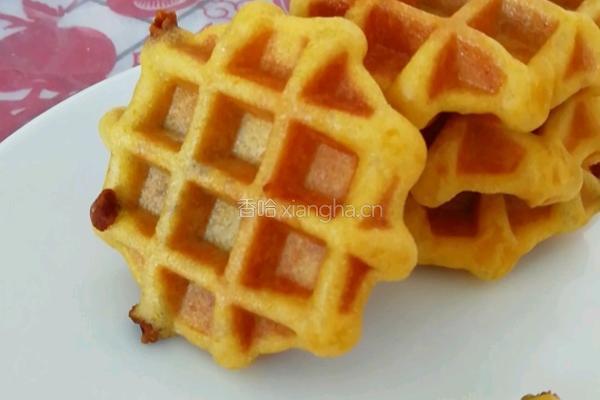 南瓜豆沙饼的做法图解14
