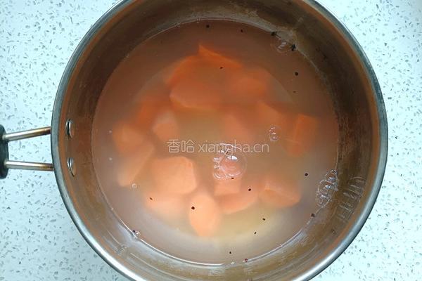 红薯小米藜麦粥的做法图解5