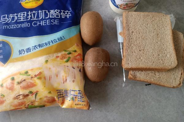 水果吐司披萨的做法图解1
