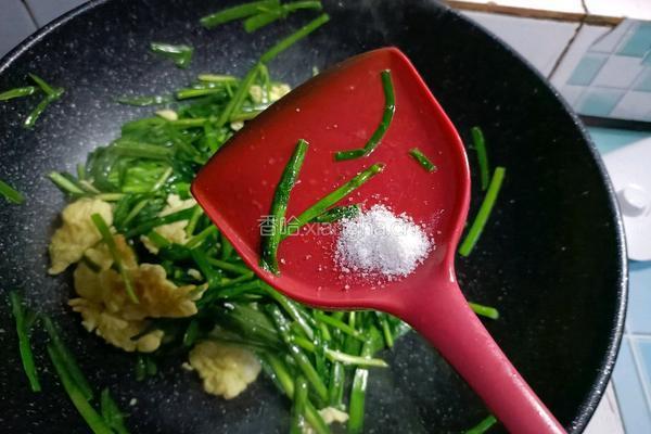 韭菜炒鸡蛋的做法图解10