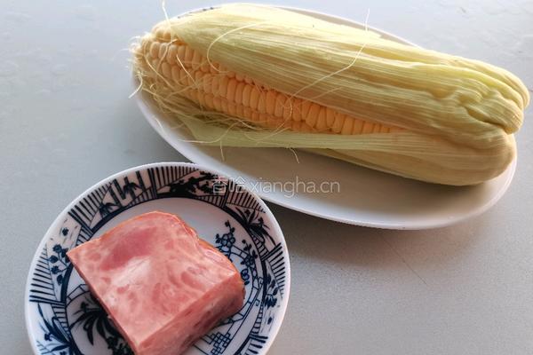 火腿玉米粒的做法图解1