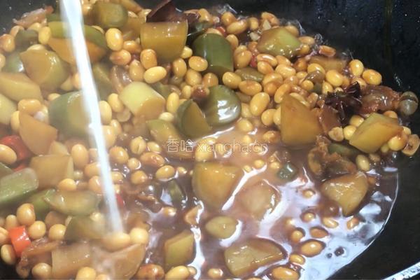 萝卜炖黄豆的做法图解12