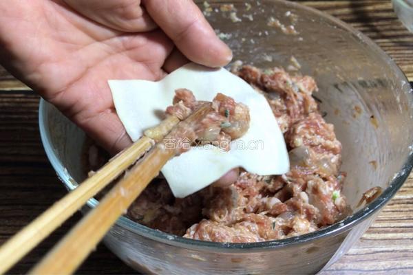 鲜虾猪肉馄饨的做法图解8