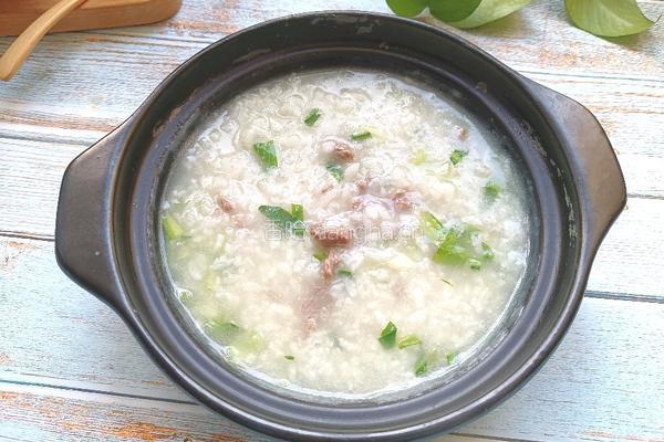 牛肉青菜砂锅粥的做法图解9