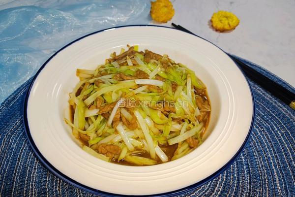 肉丝炒韭黄的做法图解6
