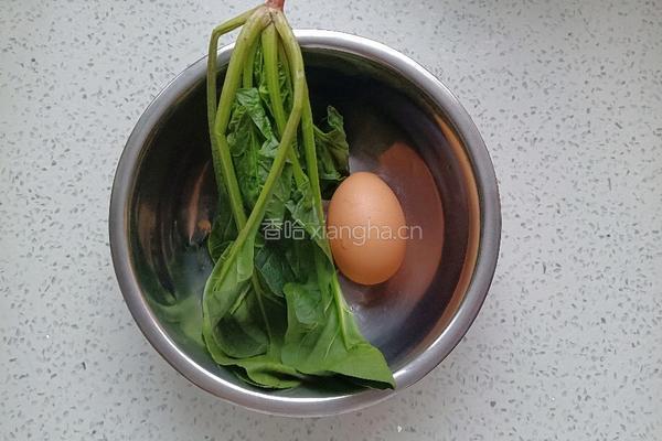 菠菜蛋汤的做法图解2