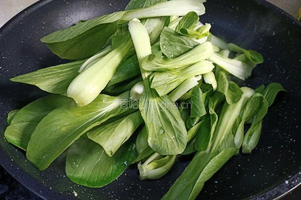菜心炒鸡蛋的做法图解8