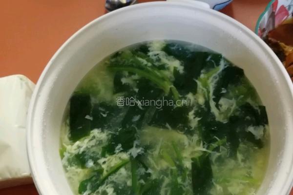 菠菜鸡蛋汤的做法图解8