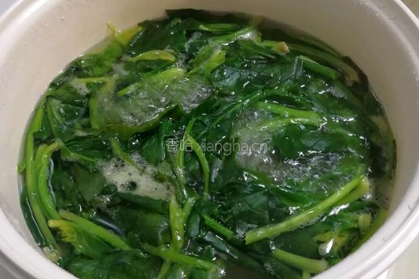 菠菜鸡蛋汤的做法图解2
