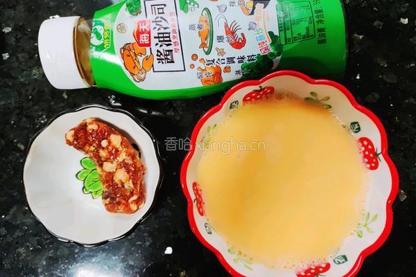 肉沫鸡蛋羹的做法图解2