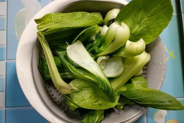 海米油菜的做法图解2
