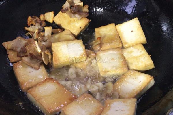小白菜木耳烧豆腐的做法图解9
