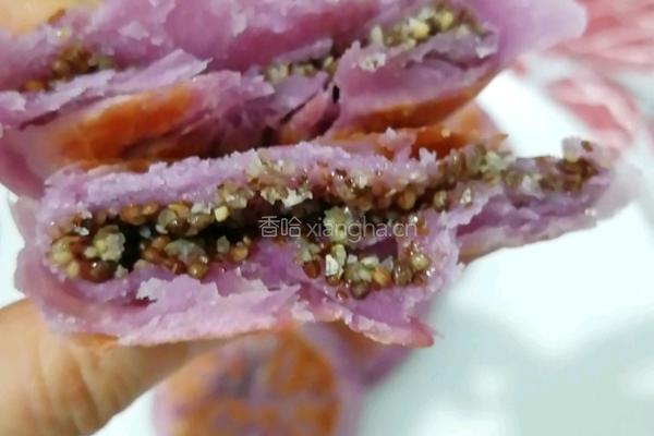 苏子馅紫薯酥饼的做法图解17