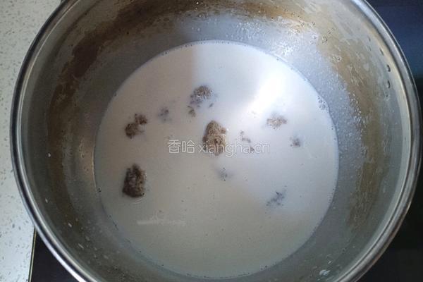 糯米丸子牛奶绿豆沙的做法图解8