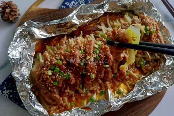锡纸牛肉的做法图解16