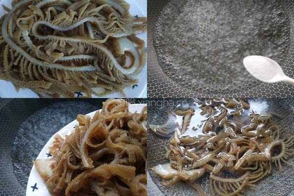 凉拌牛百叶的做法图解2