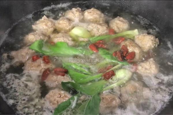 汆烫圆子的做法图解10