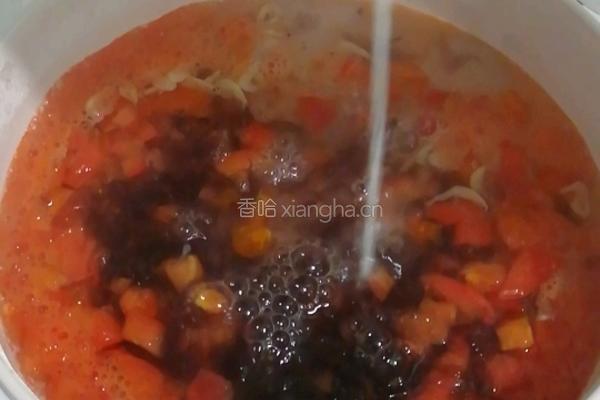 西红柿紫菜蛋花汤的做法图解6