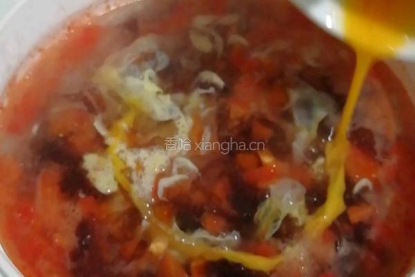 西红柿紫菜蛋花汤的做法图解7
