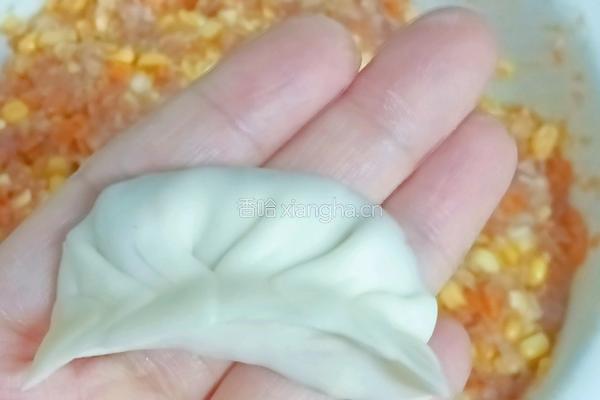 猪肉玉米煎饺的做法图解8