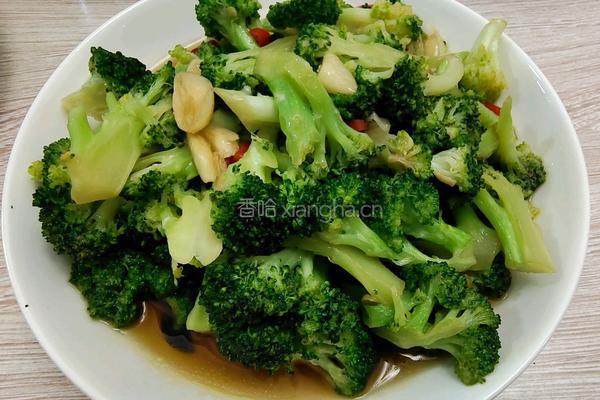 清炒西兰花的做法图解4