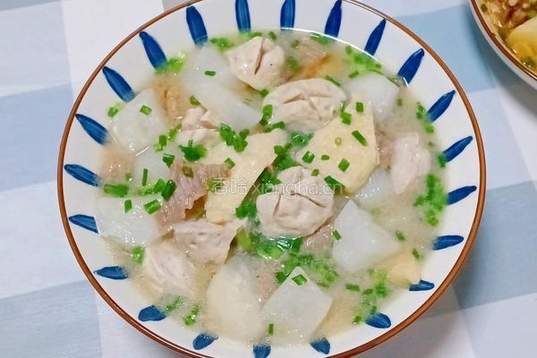 猪肉丸子萝卜汤的做法图解9