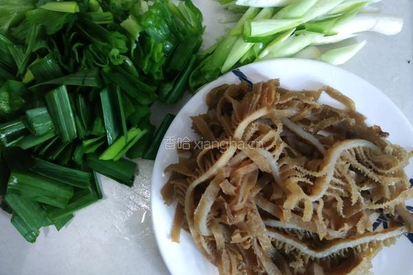 大蒜牛百叶的做法图解1