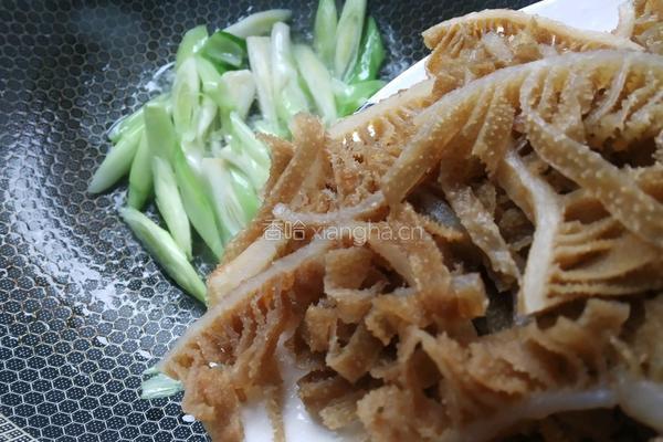 大蒜牛百叶的做法图解4
