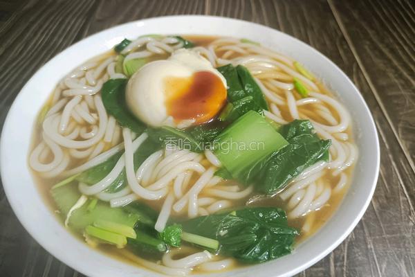 青菜鸡蛋汤粉的做法图解8