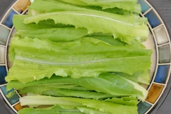 麻酱拌油麦菜的做法图解13