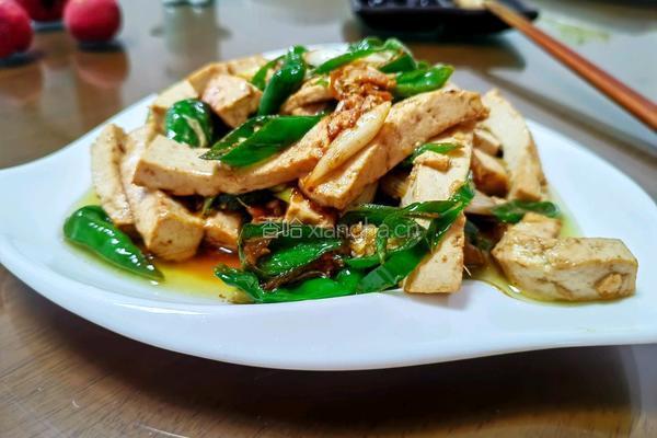 葱爆豆腐的做法图解7