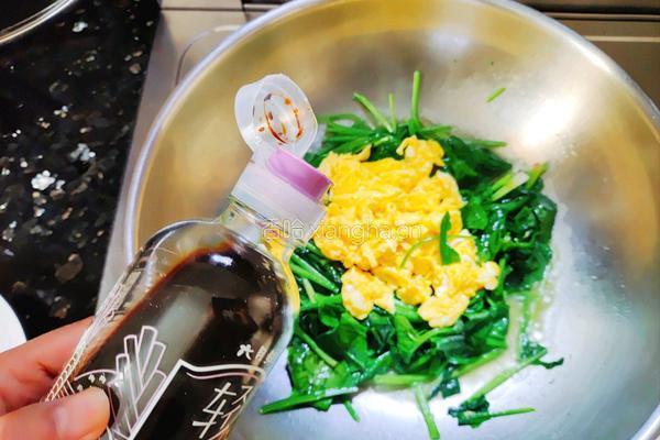 菠菜炒鸡蛋的做法图解7