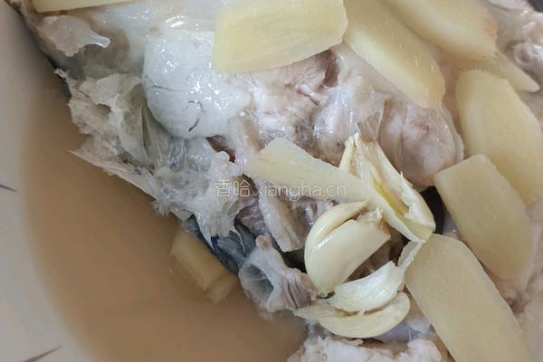 清蒸胖头鱼头（无油无盐）的做法图解7