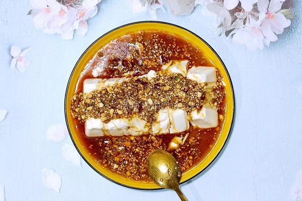 浇汁豆腐的做法图解12