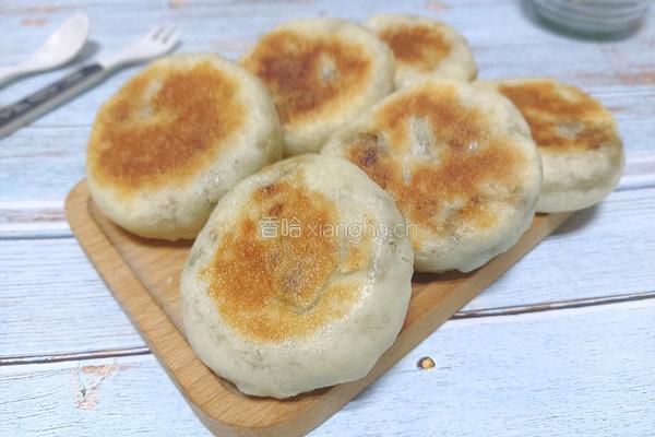 发面绿豆饼的做法图解1