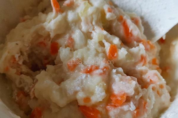 宝宝虾饼的做法图解5