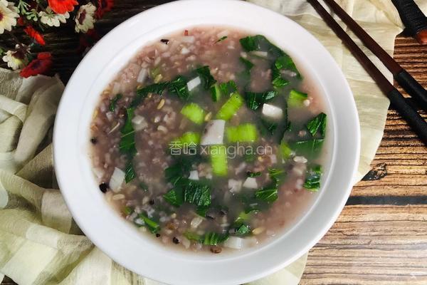 莲藕杂粮粥的做法图解9