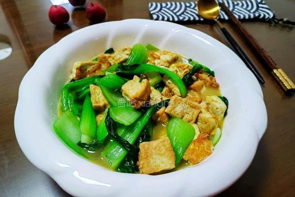 青菜豆腐的做法图解11