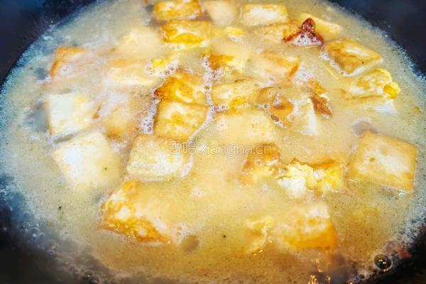 青菜豆腐的做法图解5
