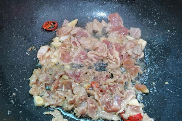 清水笋炒肉片的做法图解3