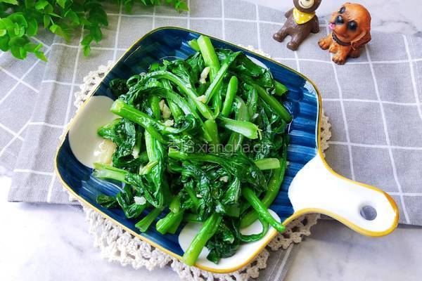蒜蓉菜心的做法图解8